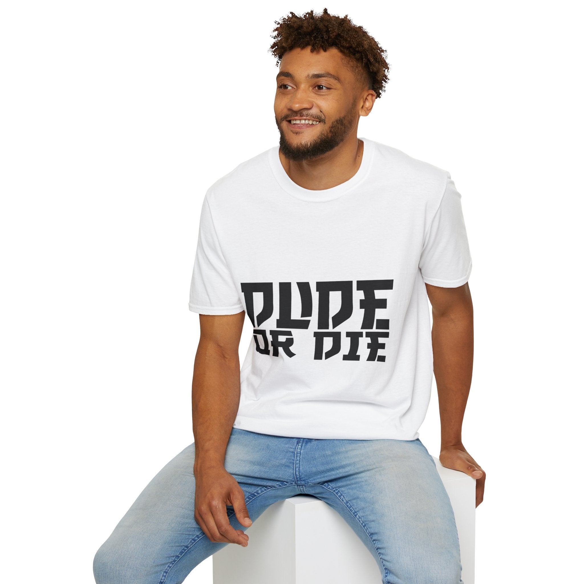 "DUDE OR DIE" SAMURAI T SHIRT