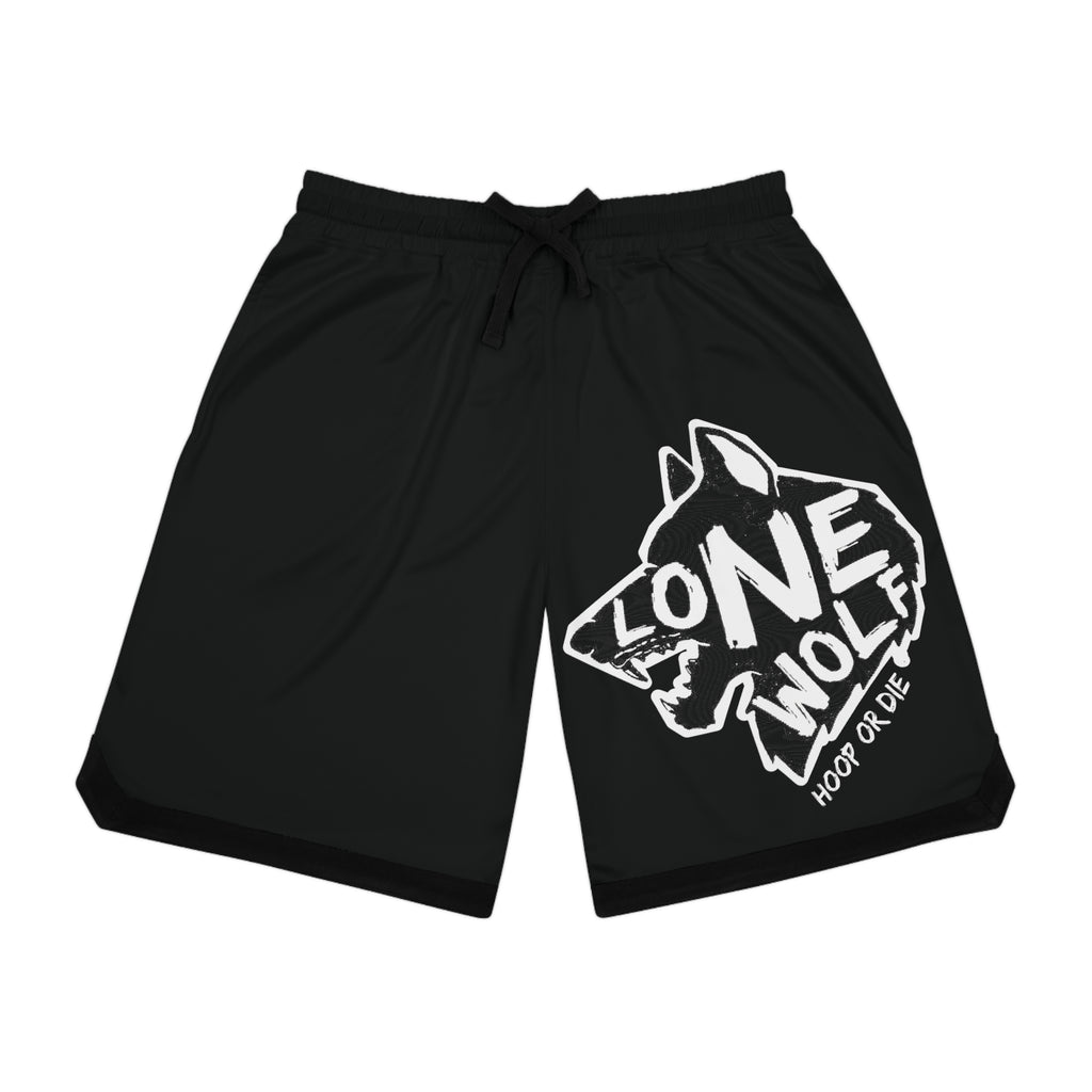 LONE WOLF "HOOP OR DIE"- Basketball Shorts