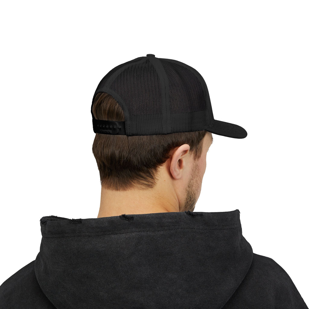 LONE WOLF, HOOP OR DIE Snapback Trucker Cap