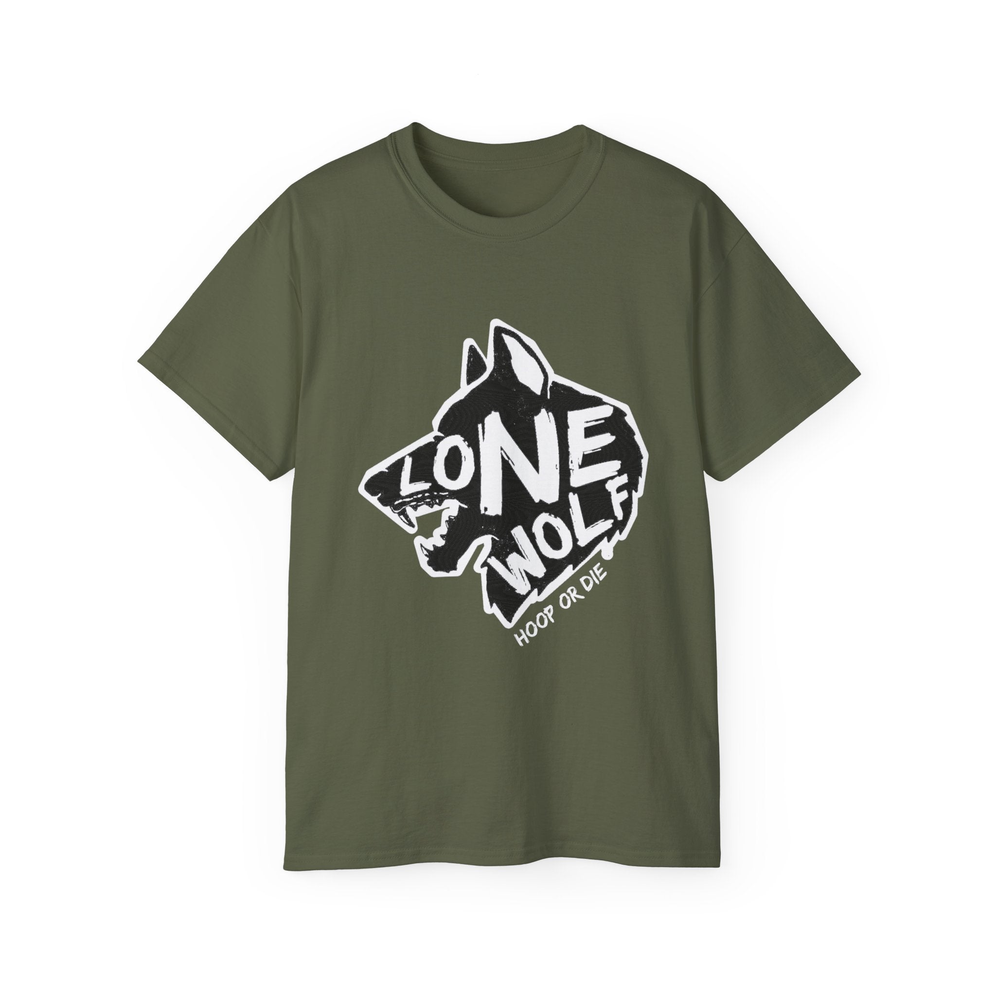 LONE WOLF "HOOP OR DIE"- Ultra Cotton T Shirt