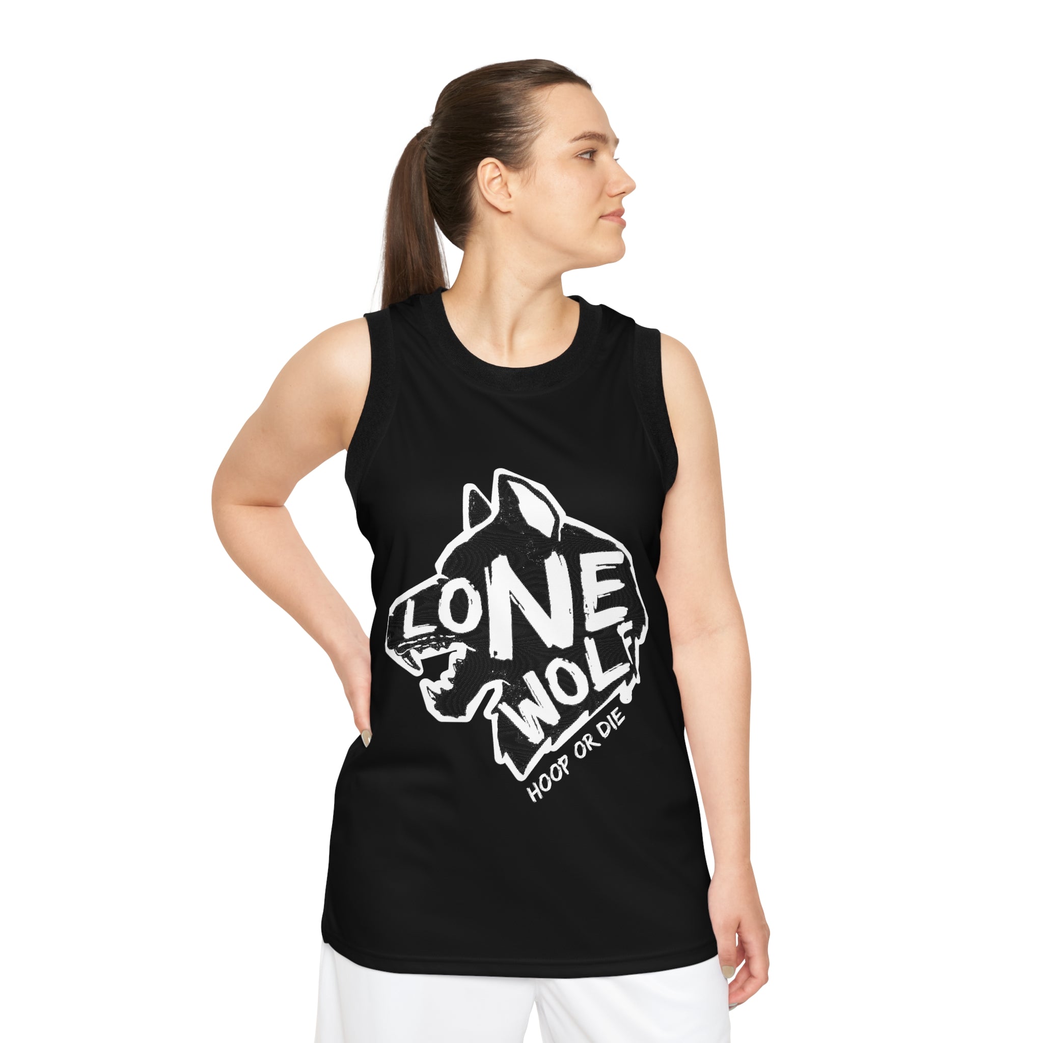 Lone Wolf Hoops - Unisex Basketball Jersey