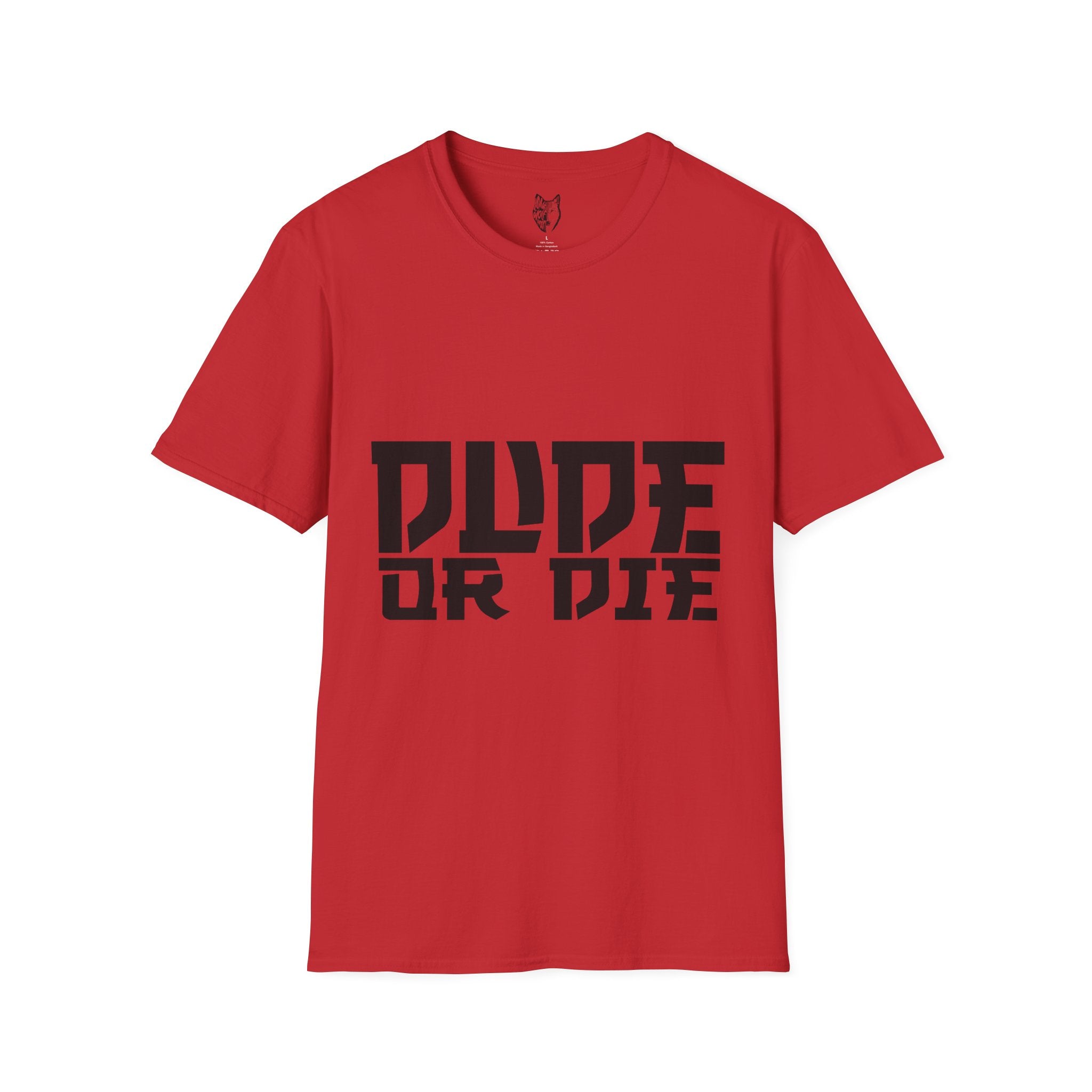 "DUDE OR DIE" SAMURAI T SHIRT