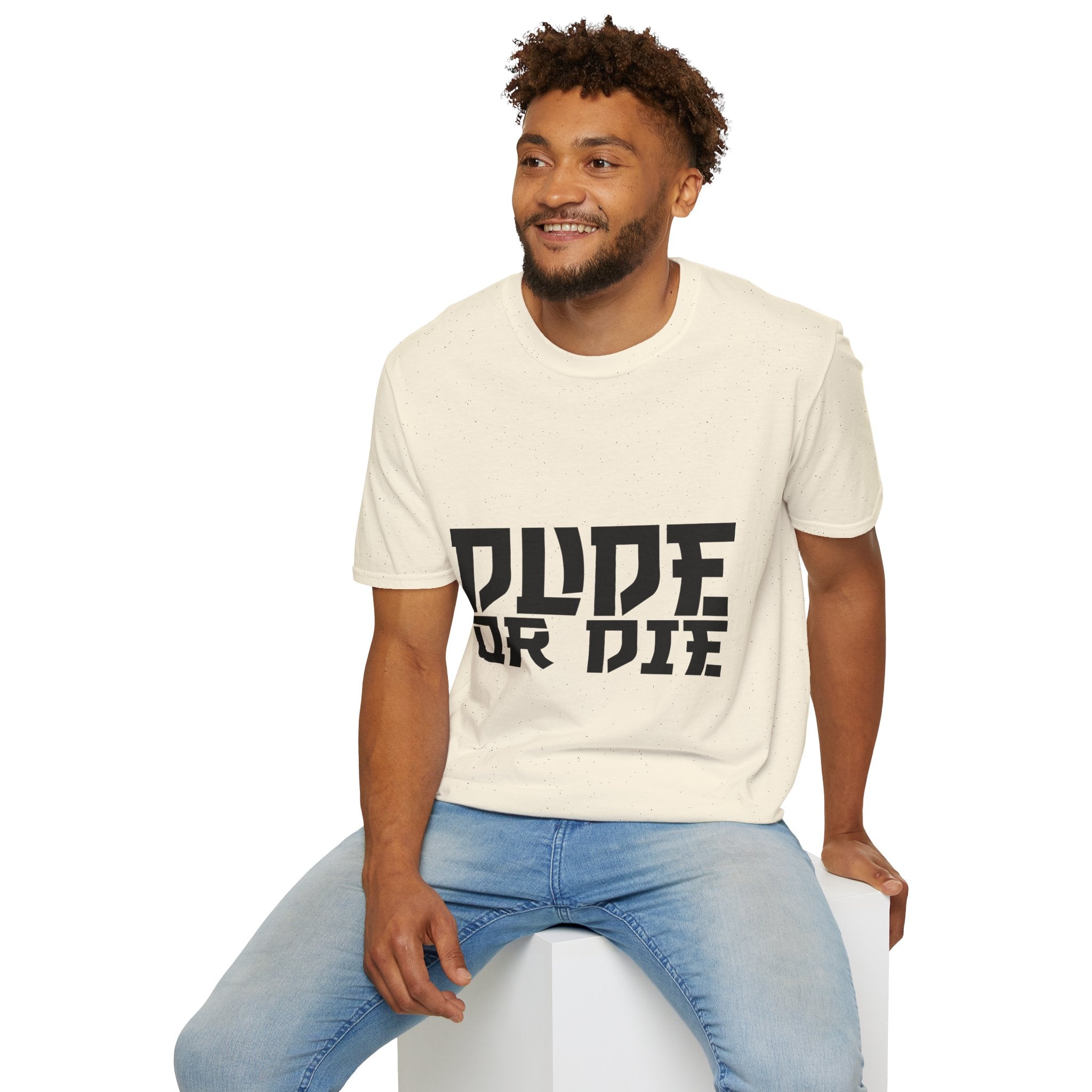 "DUDE OR DIE" SAMURAI T SHIRT
