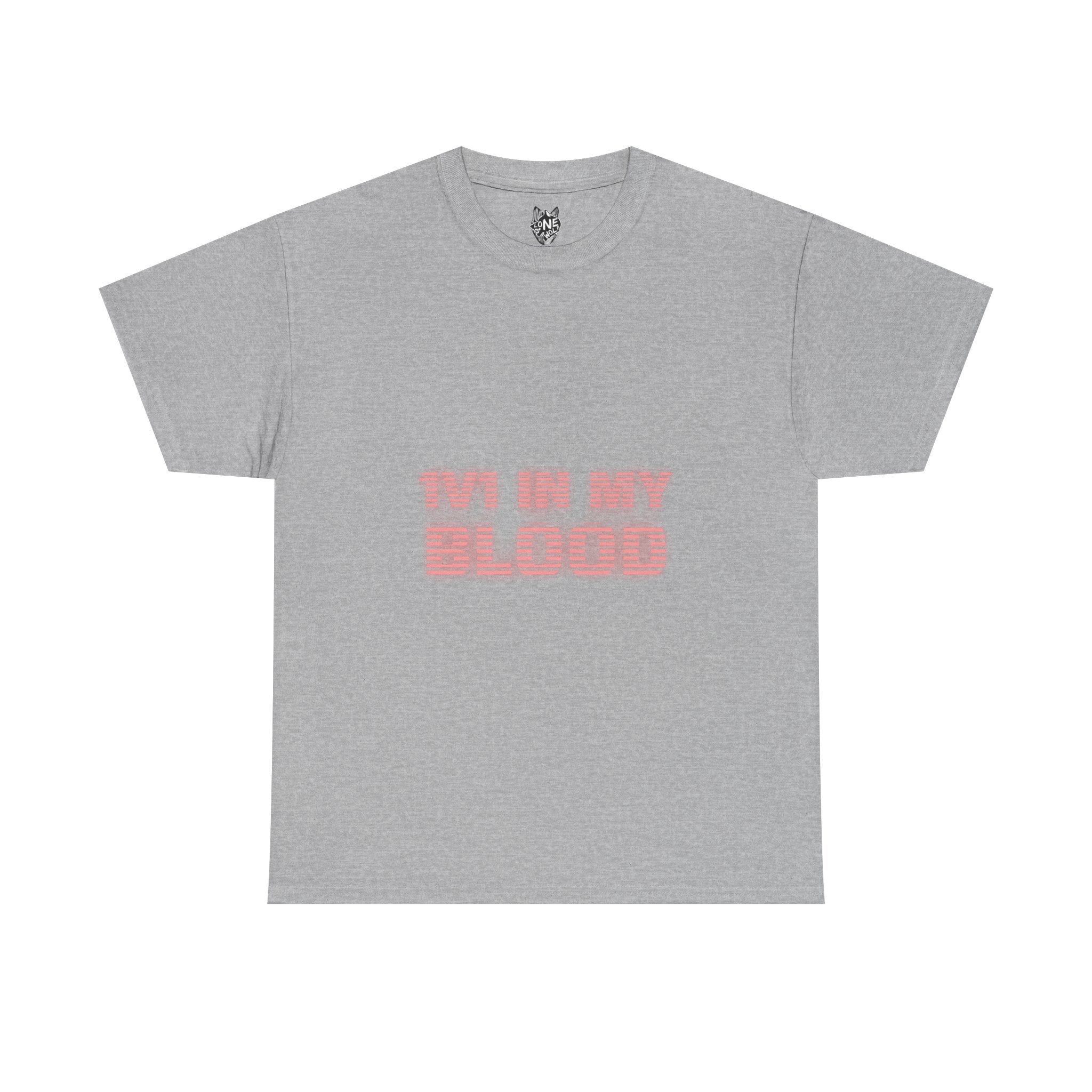 1V1 IN MY BLOOD - Retro Laser T Shirt
