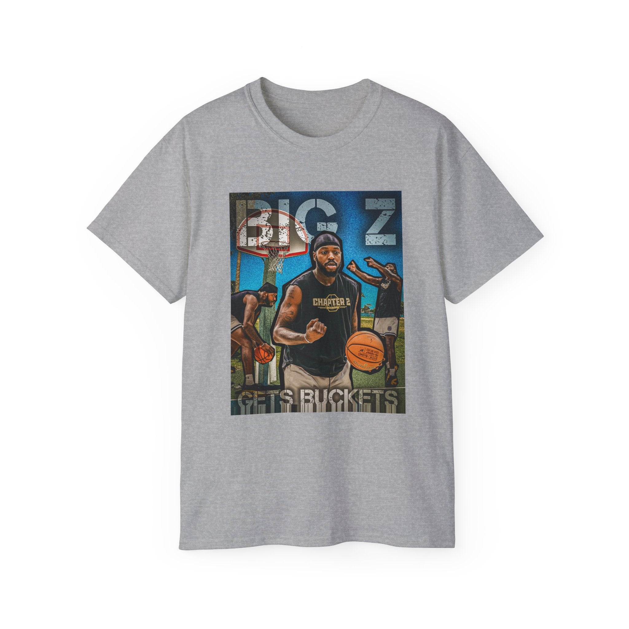 BIG Z Get's Buckets (design 2)- Ultra Cotton T Shirt