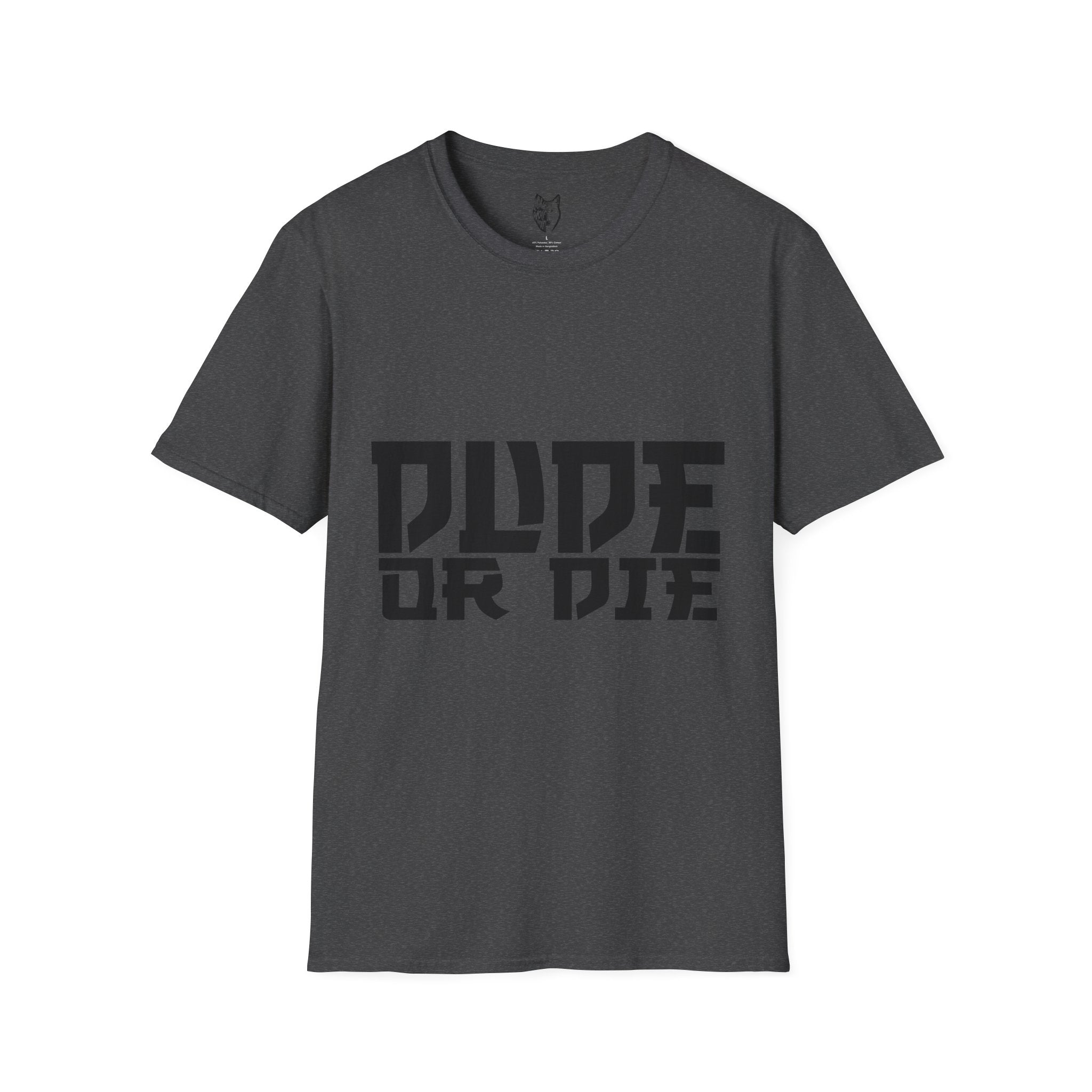 "DUDE OR DIE" SAMURAI T SHIRT