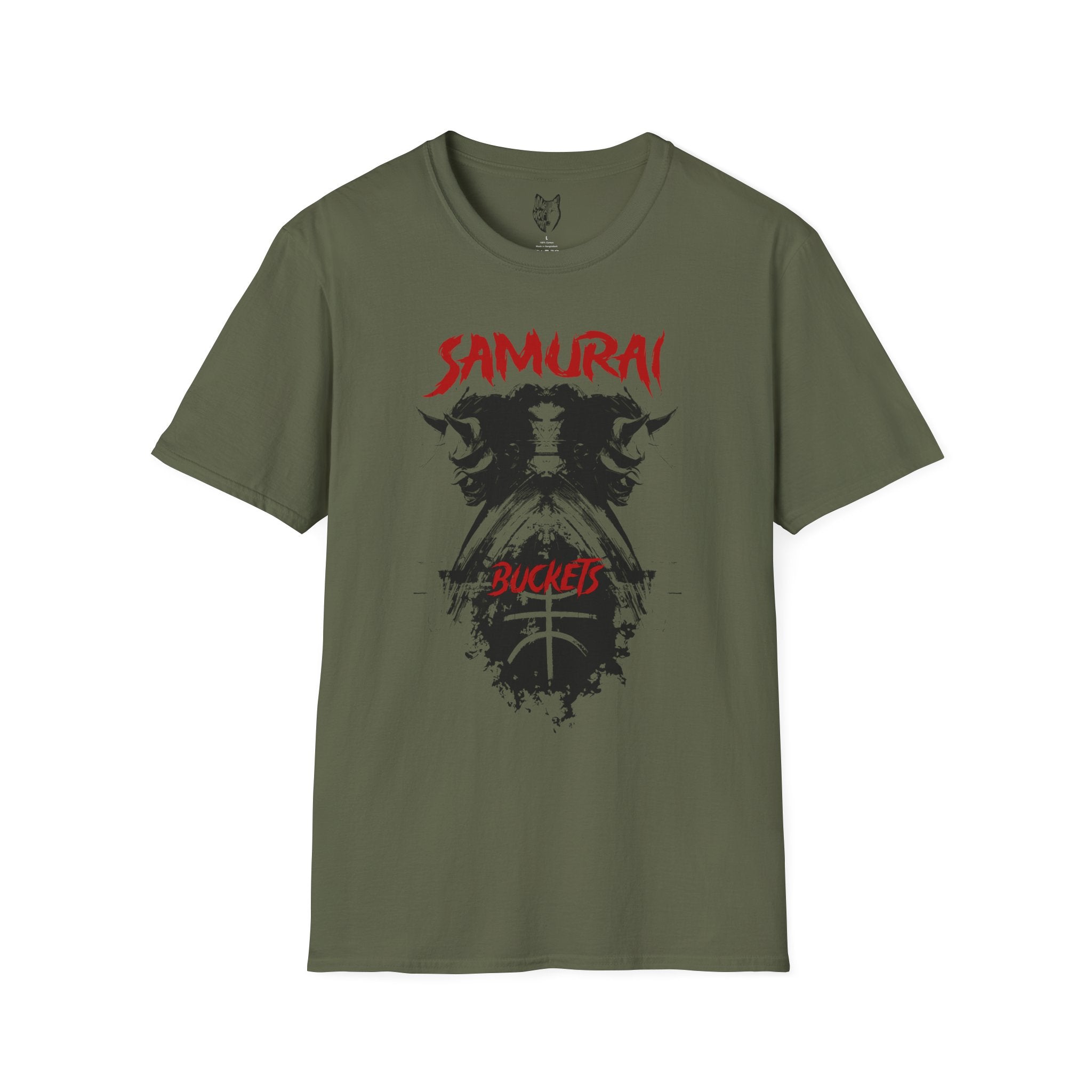 SAMURAI BUCKETS T Shirt by Lone Wolf Hoops