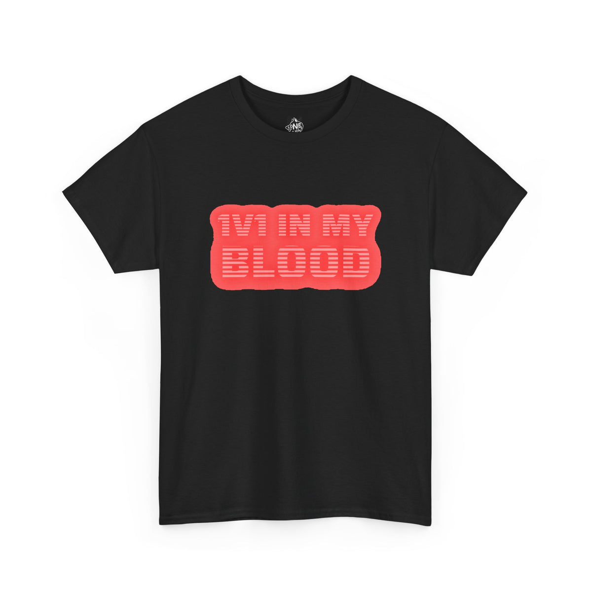 1V1 IN MY BLOOD - Retro Laser T Shirt