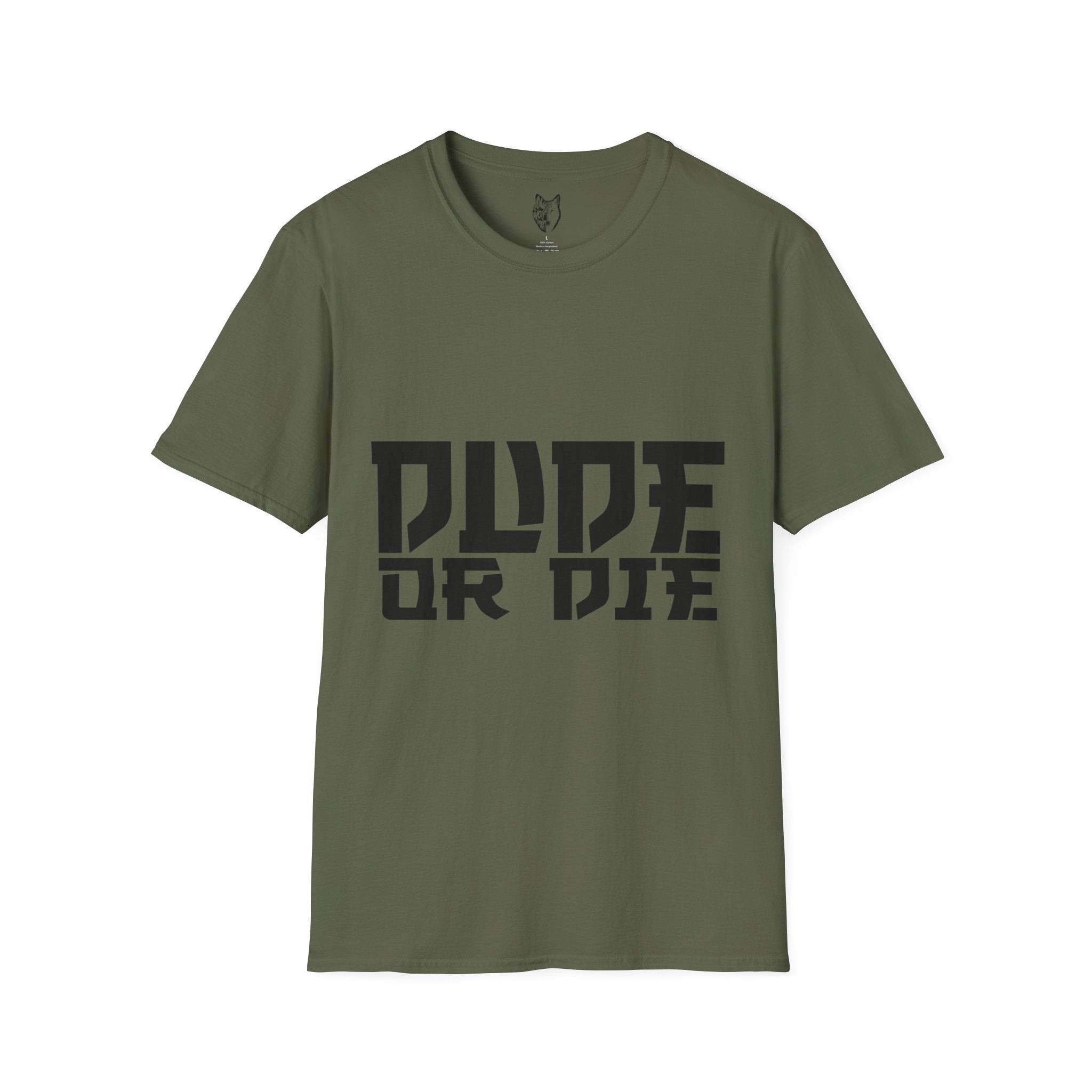"DUDE OR DIE" SAMURAI T SHIRT