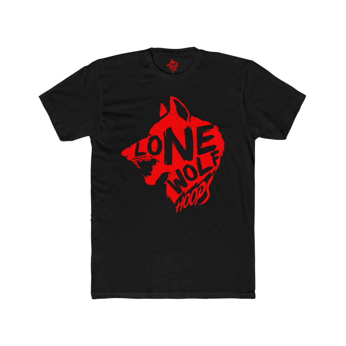 Lone Wolf Hoops Red Wolf T-Shirt