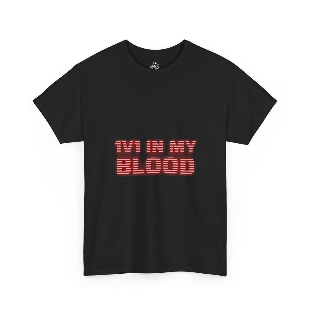 1V1 IN MY BLOOD - Retro Laser T Shirt