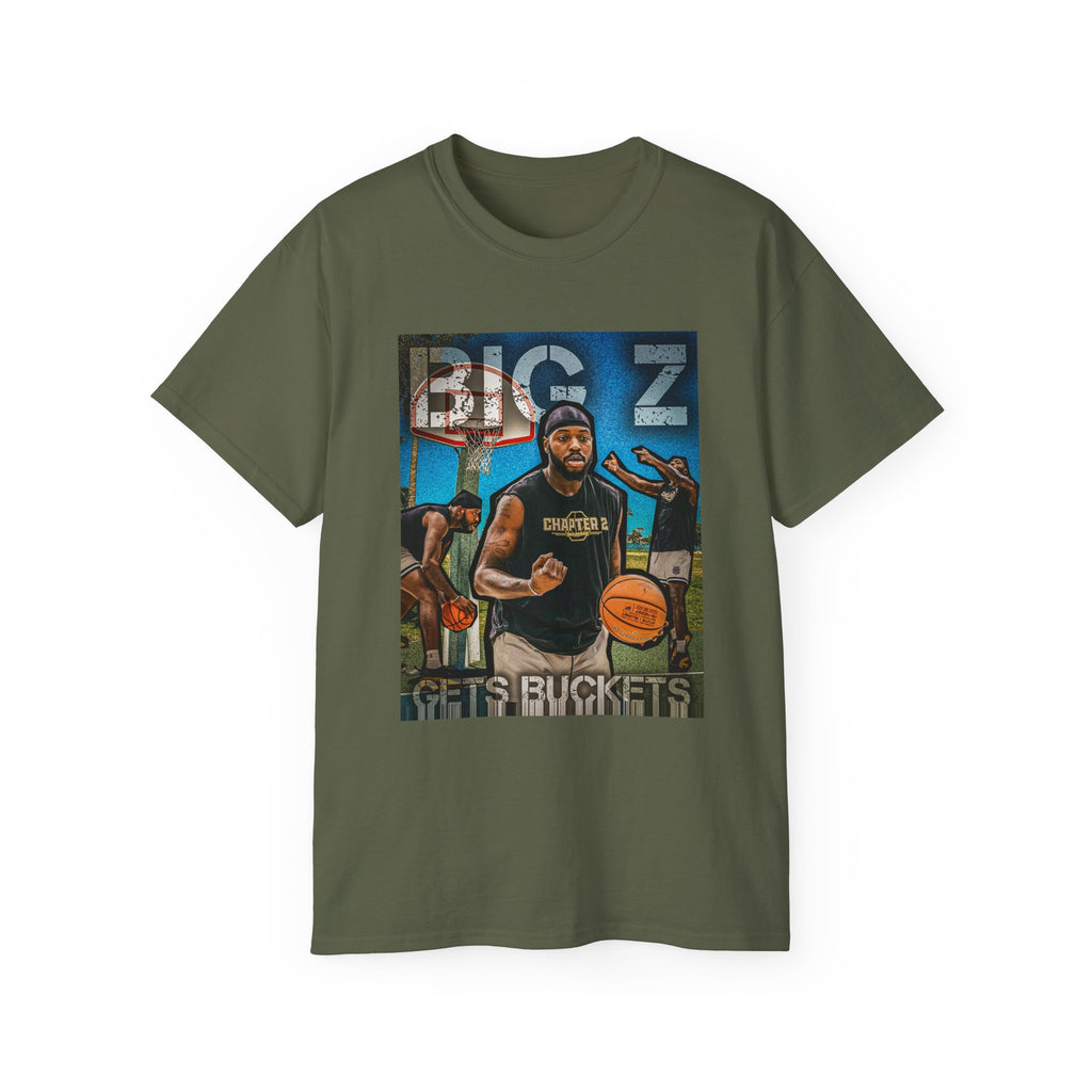 BIG Z Get's Buckets (design 2)- Ultra Cotton T Shirt