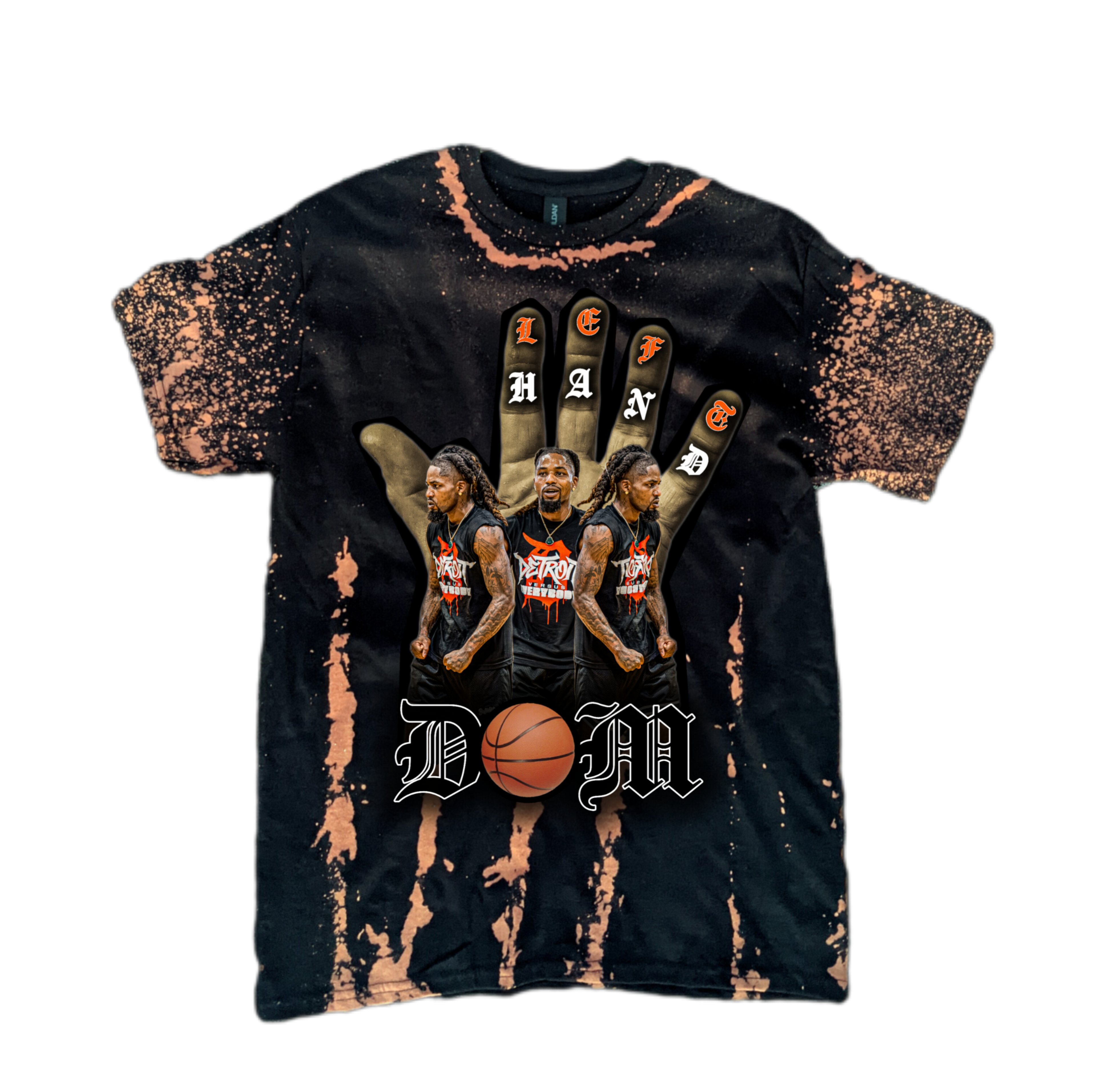 Custom Collection Hand Dyed Speckle Sleeve T Shirts